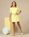 U.S. Polo Assn. Kids Girls Schiffli Shirt Dress