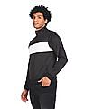 Flying Machine High Neck Colour Block Sweatshirt