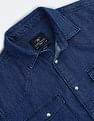 Flying Machine Brand Printed Denim Shirt