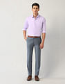 Arrow Manhattan Slim Fit Textured Twill Shirt