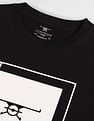 Flying Machine Glow In The Dark Cotton T-Shirt