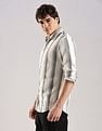 Calvin Klein Jeans Vertical Stripes Slim Fit Plain Woven Shirt