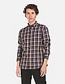 Flying Machine Check Cotton Casual Shirt