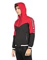 Flying Machine Colour Block Hooded Jacket