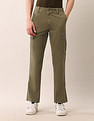 U.S. Polo Assn. Denim Co. Mid Rise Straight Fit Textured Cargos