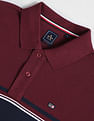 Arrow Sports Cotton Horizontal Stripe Polo Shirt