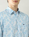 Arrow Sport Floral Printed Regular Fit Shirt