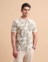 U.S. Polo Assn. Denim Co. Abstract Printed Pure Cotton Polo Shirt