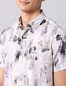 U.S. Polo Assn. Denim Co. Abstract Printed Regular Fit Shirt