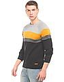 Aeropostale Long Sleeve Colour-Block Sweater
