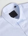 Arrow Patterned Dobby Cotton Shirt