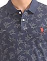 U.S. Polo Assn. Printed Slim Fit Polo Shirt