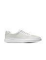 Cole Haan Men White Lace Up Grandpro Rally Laser Cut Sneakers
