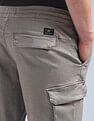 Flying Machine Solid Relaxed Fit Knitted Joggers