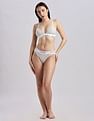 Calvin Klein Underwear Womens Beige Printed Panties