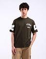 Flying Machine Typography Print Relaxed Fit T-Shirt