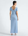 Calvin Klein Crinkle Short Sleeve Maxi Dress