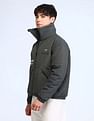 Flying Machine Relaxed Fit Printed Padded Jacket