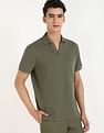 Tommy Hilfiger Solid Regular-Fit Cotton Polo Shirt
