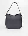 Tommy Hilfiger Striped Navy Pu Handbag