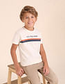 U.S. Polo Assn. Kids Boys Regular Fit Horizontal Striped T-Shirt