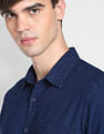 Flying Machine Twill Washed Shirt