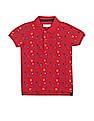 U.S. Polo Assn. Kids Boys Cotton All Over Print Polo Shirt