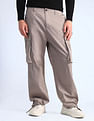 Flying Machine Mid Rise Relaxed Fit Trousers