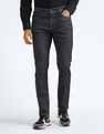 Flying Machine Mid Rise Slash Slim Tapered Jeans