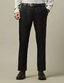Arrow Mid Rise Solid Trousers