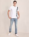 U.S. Polo Assn. Vertical Stripe Embroidered Logo Polo Shirt