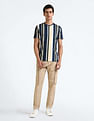 Flying Machine Vertical Stripe Cotton T-Shirt
