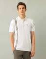 Arrow Sport Vertical Striped Regular Fit Polo Shirt