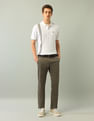 Arrow Sport Vertical Striped Regular Fit Polo Shirt