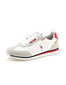 U.S. Polo Assn. Men Hutton Off White Retro Joggers Sneakers