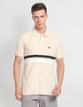 Arrow Sports Horizontal Stripe Cotton Polo Shirt