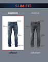 U.S. Polo Assn. Denim Co. Brandon Slim Tapered Fit Black Jeans