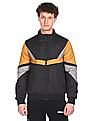 Flying Machine High Neck Colour Block Jacket