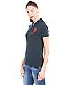 U.S. Polo Assn. Women Regular Fit Pique Polo Shirt