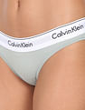 Calvin Klein Underwear Women Sage Green Mid Rise Solid Bikini