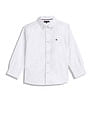 Tommy Hilfiger Kids Boys Solid Regular-Fit Cotton Shirt