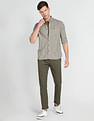 Arrow Sports Tennis Club Micro Check Casual Shirt