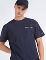 Tommy Hilfiger Transitional Cotton Linear Crew Neck T-Shirt