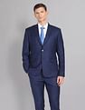 AD by Arvind Tailored Regular Fit Checked Two Piece Suit