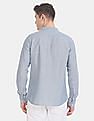 Flying Machine Vertical Stripe Cotton Linen Shirt
