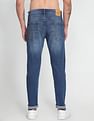 Flying Machine Slash Slim Tapered Fit Stone Wash Classic Vintage Jeans