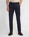 Arrow Newyork Slim Fit Solid Trousers