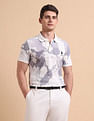 U.S. Polo Assn. Denim Co. All-Over Printed Pure Cotton Polo Shirt