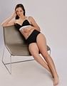 Calvin Klein Underwear Black Solid High Rise Panties
