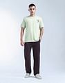 Flying Machine Embroidered Relaxed Fit T-Shirt